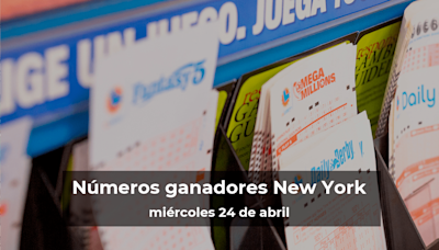 Lotería de Nueva York en vivo: resultados y ganadores del miércoles 24 de abril de 2024 - El Diario NY