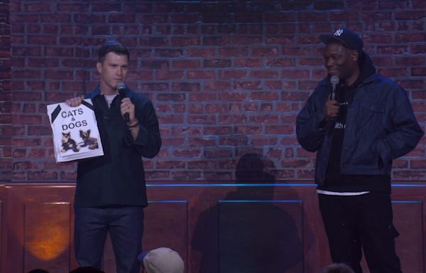 Colin Jost Roasts ‘My Guy’ Trump in Live Special With Michael Che