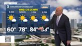 A warm and mostly sunny Tuesday