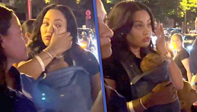 Ayesha Curry in Tears After Confrontation With Paris Police at Olympics (Raw Video)