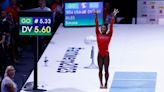 Simone Biles wins vault silver at World Championships after falling on attempting the eponymous ‘Biles II’