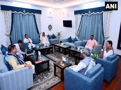 Uttarakhand CM Dhami meets BJP's state-in-charge Dushyant Gautam | India News - Times of India