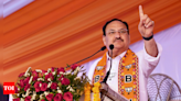 Congress government in Himachal Pradesh is prioritizing its own interests: J P Nadda | Shimla News - Times of India