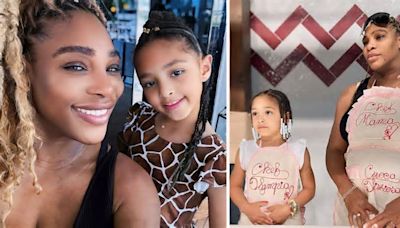 "Blinking 100 times so tears don't fall out" - Serena Williams gets 'choked up' by daughter Olympia's school performance