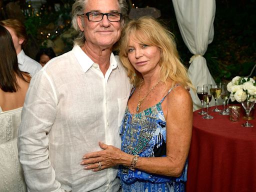 Goldie Hawn stuns in black lace dress in sun-kissed photo during quality time with famous family