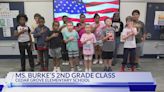 The Daily Pledge: Ms. Burke’s 2nd Grade Class