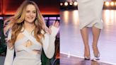 Joey King Has a Cinderella Moment in Crystal-Embellished Louboutins on ‘The Kelly Clarkson Show’