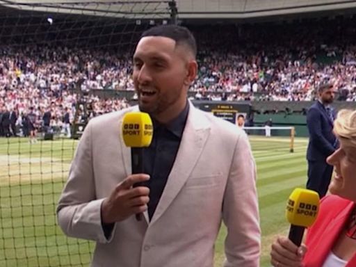 Nick Kyrgios offers to coach Kate Middleton after heartwarming Wimbledon return