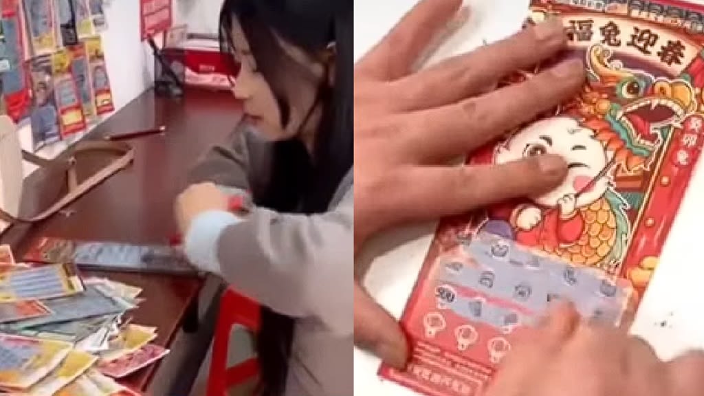 Young people in China are buying up scratch lottery tickets