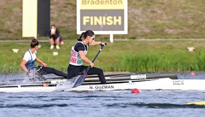 Mexicana Nicol Guzmán cierra con plata el Panamericano de Canotaje Sarasota 2024