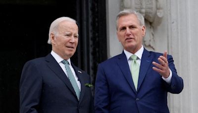 US debt ceiling: Democrats and Republicans agree deal in principle, Joe Biden says