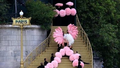 Paris 2024 Olympics: opening ceremony boats take teams down Seine as Lady Gaga performs – live