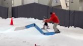 Look: Dad Takes Daughter Through Terrain Park And Hits Every Feature