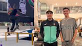 Skater mexicano Greg Rodríguez compite en Serie Clasificatoria Olímpica Shanghái 2024