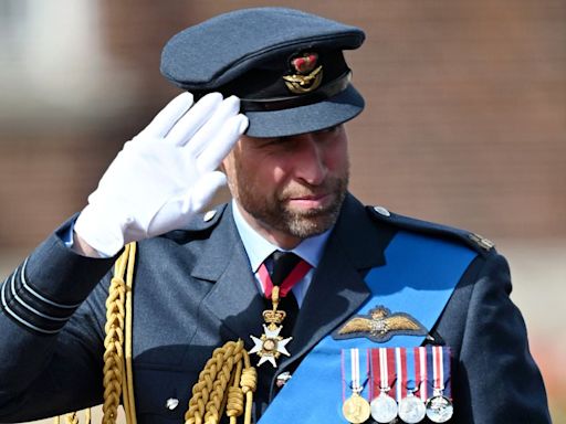 Prince William dons military gear and sports an even fuller beard