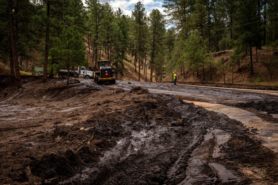 Ruidoso area seeing flash flooding again