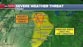 Severe weather, including tornado threat, expected to impact the Heartland