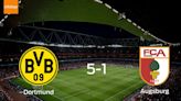 Tres puntos para Borussia Dortmund tras pasar por encima de FC Augsburg 5-1