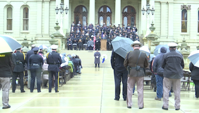 The 30th annual State of Michigan candlelight memorial service honors fallen police officers