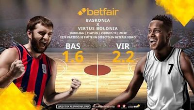 Baskonia vs. Virtus Bolonia: horario, TV, estadísticas, cuadro y pronósticos