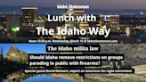 Happening now: Lunch with The Idaho Way discussion on militia law with David Neiwert