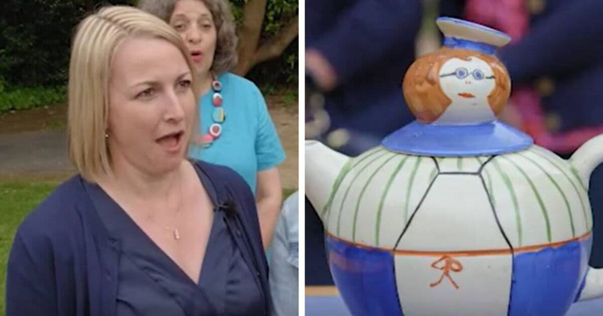 Antiques Roadshow guests gasp at big price tag of late mum’s ‘rare' teapot