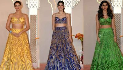 Ananya Panday, Khushi Kapoor, Shanaya SLAY in shimmery groom squad looks