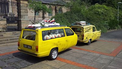 Del Boy Fan who takes vehicle to funerals says business booming