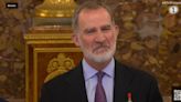 La emoción de Felipe VI ante el discurso sorpresa que le han dedicado sus hijas, la infanta Sofía y la princesa Leonor: “Mamá, papá, gracias”