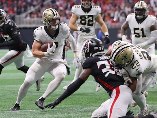 Taysom Hill's 57-yard run against the Falcons is the Saints Play of the Day
