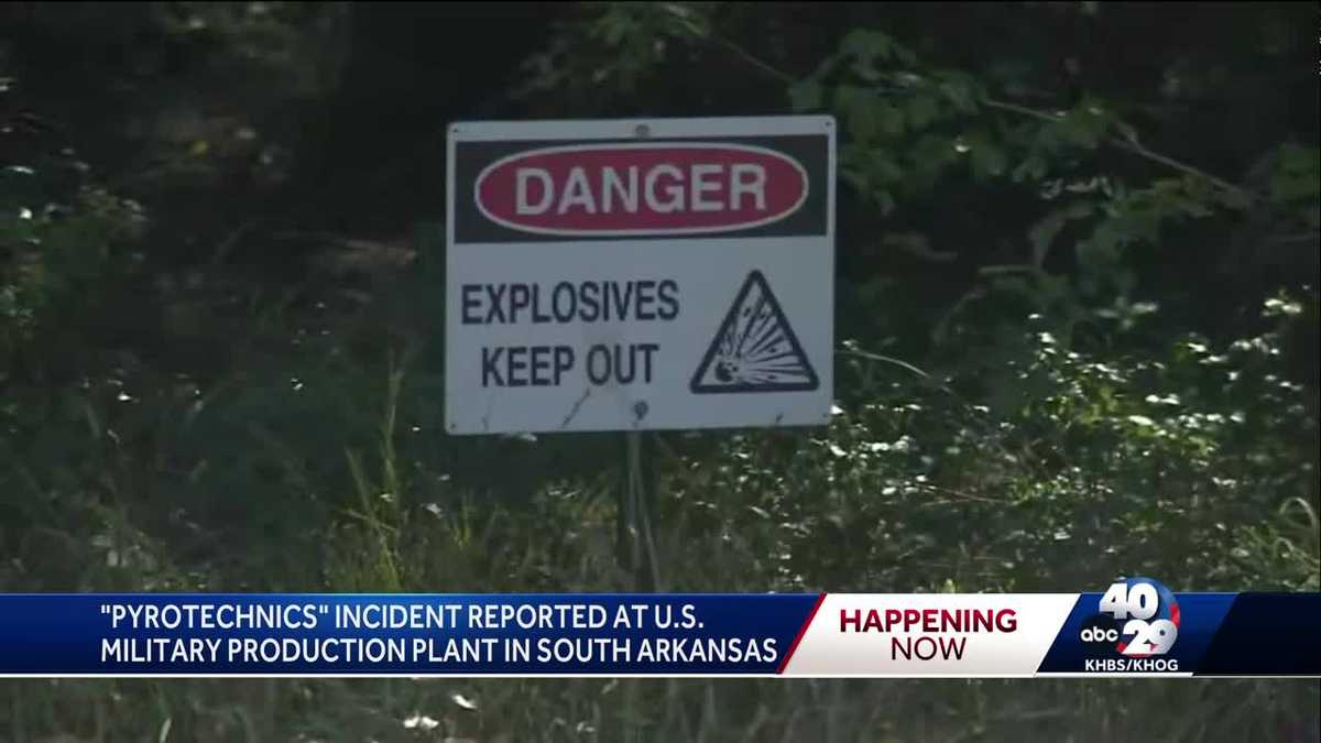 2 injured, 1 missing after explosion at south Arkansas weapons plant