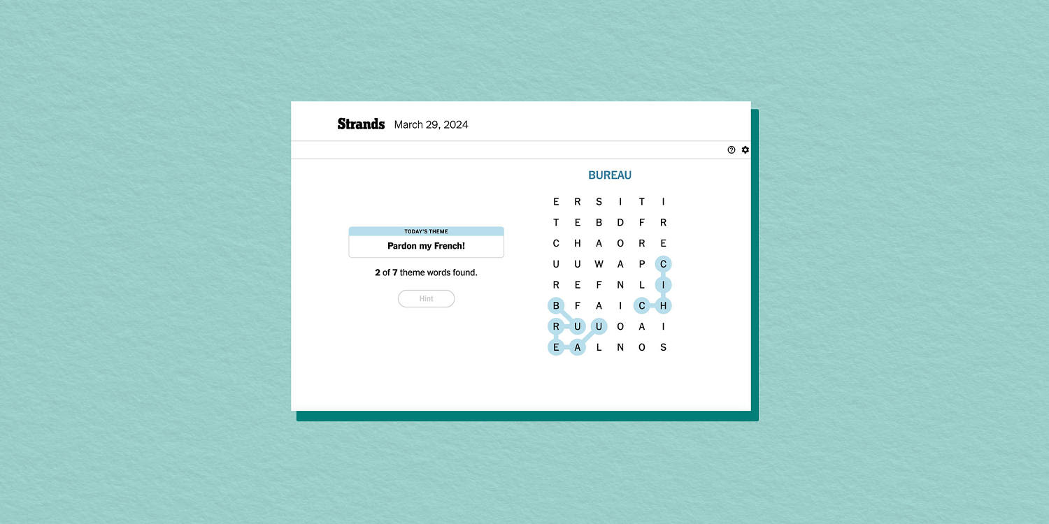 What is Strands? The New York Times’ latest puzzle combines a word search with a crossword