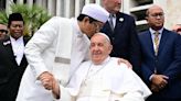 Pope Francis promotes religious harmony in Indonesia, condemning wars led by violent extremism