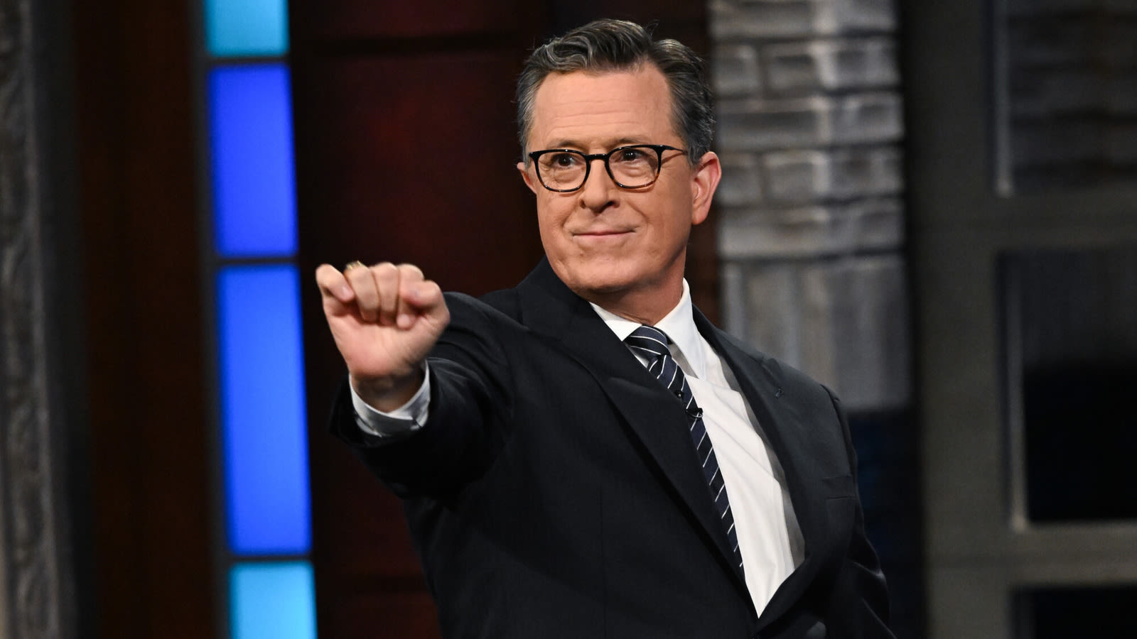 The One Prop Stephen Colbert Kept From The Colbert Report Made His Wife Cry - Looper