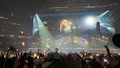 Morgan Wallen performs for tens of thousands at AT&T Stadium in Arlington