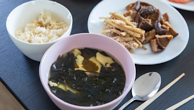 A Traditional Korean Breakfast Features A Variety Of Savory Side Dishes