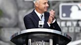 Major League Baseball commissioner Rob Manfred applauds during the first round of the MLB Draft at Lumen Field on July 9, 2023, in Seattle.