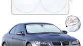 EcoNour Car Windshield Sun Shade | Reflector Sunshade Offers Ultimate Protection for Car Interior | Cool Reflective Sun...