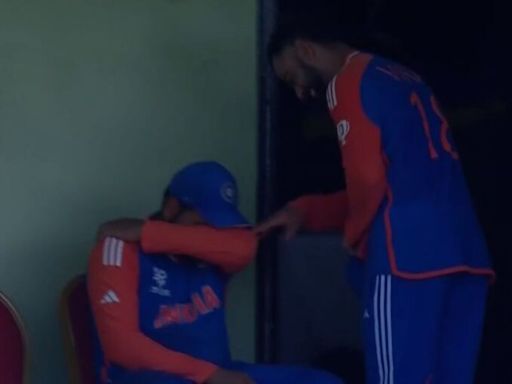WATCH | Rohit Sharma wipes off tears as India beat England in T20 WC semi-final