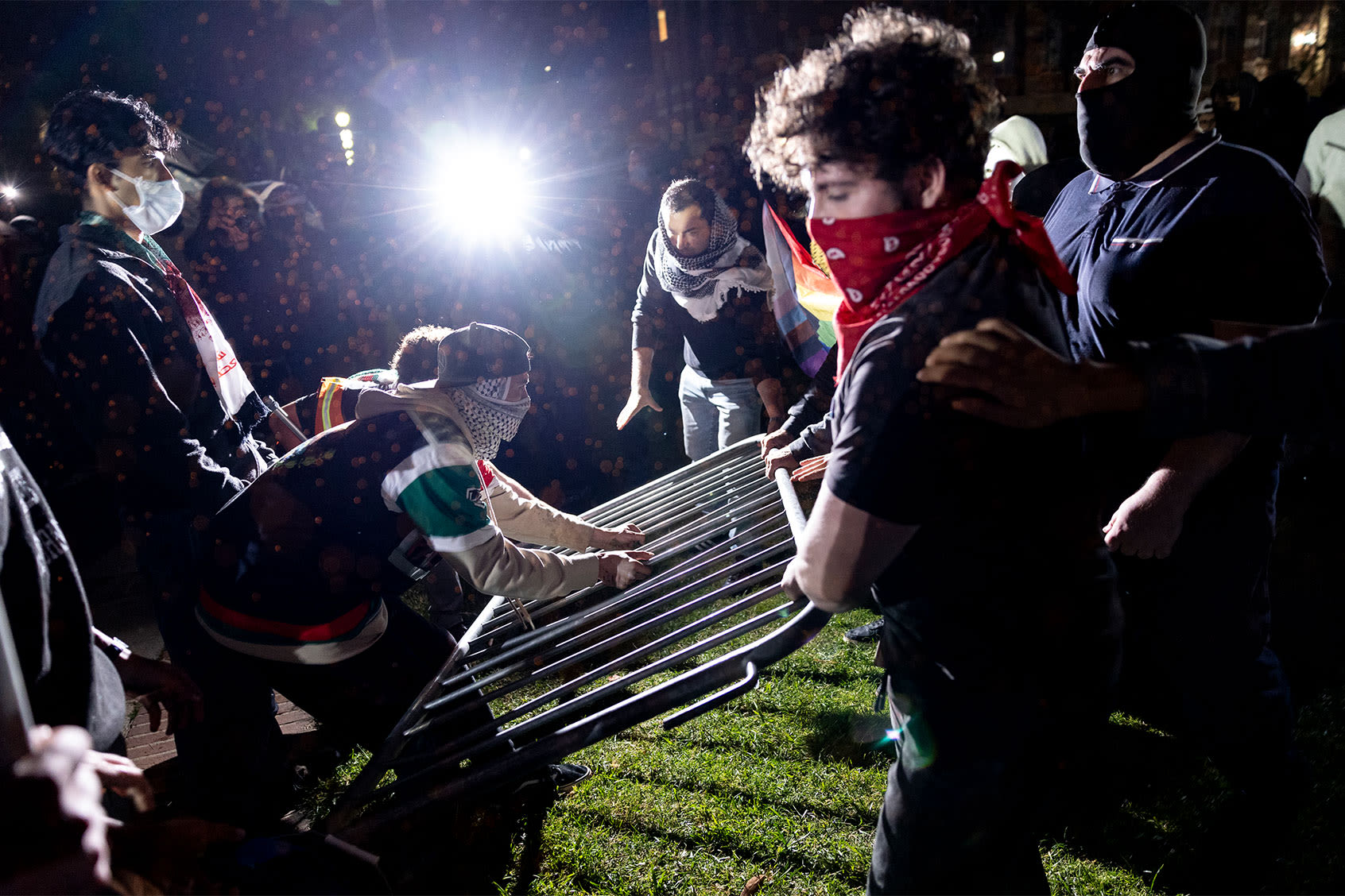 "Abhorrent and inexcusable": Video shows pro-Israel activists attack pro-Palestine UCLA protesters