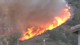 Macy fire gains ferocity, threatening homes near Lake Elsinore