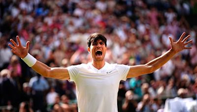 Carlos Alcaraz wins back-to-back Wimbledon titles with straights sets demolition of Novak Djokovic