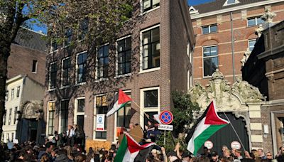 Police break up another protest by pro-Palestinian activists at the University of Amsterdam