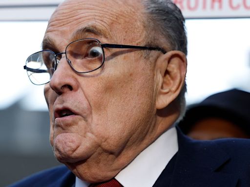 Rudy Giuliani Forgets to Mute His Microphone While Going to the Bathroom