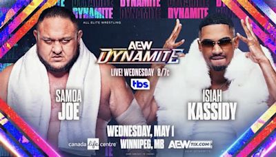 Samoa Joe vs. Isiah Kassidy added to AEW Dynamite