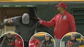 Cardinals manager Oliver Marmol grabs A’s security guard in challenge controversy