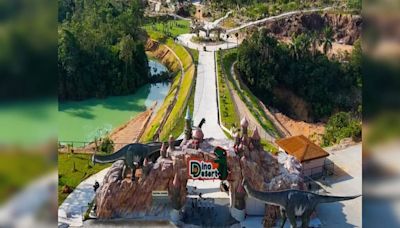 Asia’s largest dinosaur-theme park, Dino Desert, has opened in Malaysia