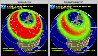 Will there be northern lights in Michigan tonight? Map and forecast for Sunday