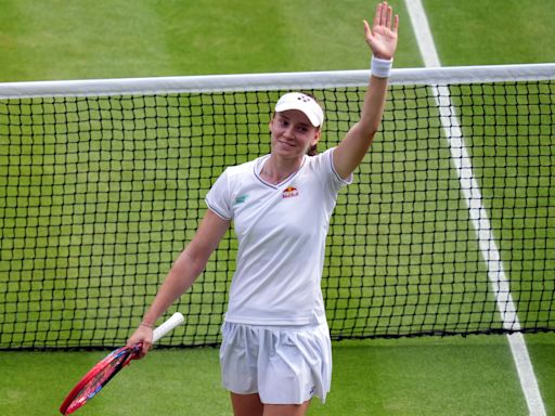 Elena Rybakina powers past Elina Svitolina to reach Wimbledon semi-final