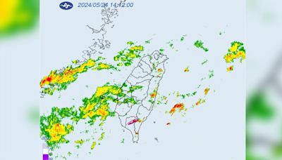 快訊／國家警報狂響！大雷雨炸屏東「山區現暴雨」 台東大雨特報